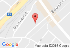 mapa - Škroupova 1325/34, 430 01 Chomutov