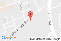 mapa - Arnošta z Pardubic 2082, 530 02 Pardubice