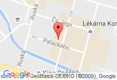mapa - Bezručova 569/12, 405 02 Děčín - Podmokly