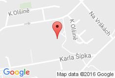 mapa - Karla Šípka 282, 530 09 Pardubice
