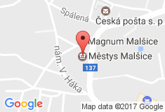 mapa - Malšice 131, 391 75 Malšice