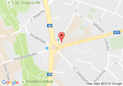 mapa - Mariánské náměstí 979/8, 669 02 Znojmo