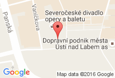 mapa - Masarykova 3488/1, 400 01 Ústí nad Labem