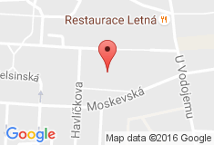 mapa - Moskevská 1843, 272 04 Kladno