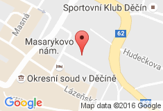 mapa - Myslbekova 1389/16, 405 01 Děčín