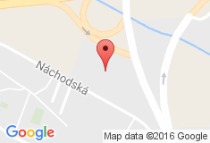 mapa - Náchodská 3333, 390 03 Tábor