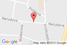 mapa - Nerudova 863, 500 02 Hradec králové