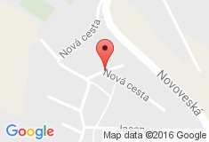 mapa - Nová cesta 3308, 415 01 Teplice