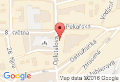 mapa - Opletalova 6, 779 00 Olomouc