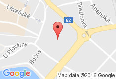 mapa - Pohraniční 1288/1, 405 02 Děčín