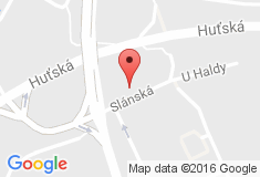 mapa - Slánská 1525, 272 01 Kladno