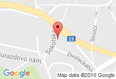 mapa - Sokolská 187/3, 674 01 Třebíč