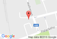 mapa - Wellnerova 3B, 799 00 Olomouc